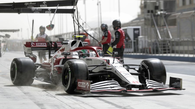 Antonio Giovinazzi pre-season Bahrain