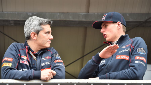 Max Verstappen and former race engineer Pujolar