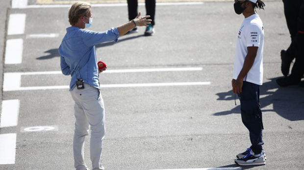 Lewis Hamilton and Nico Rosberg
