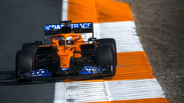 Daniel Ricciardo in his McLaren at the Dutch Grand Prix