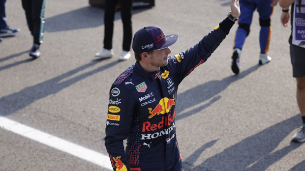 Max Verstappen in Monza.