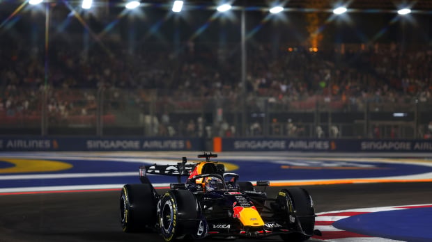 Verstappen during sprint qualifying in Singapore — Foto: © Red Bull Content Pool