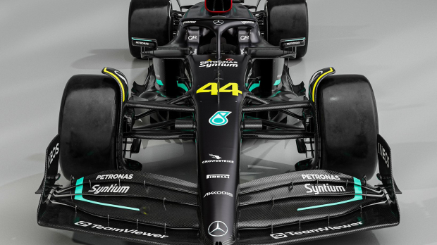 FIRST LOOK: Mercedes go back to black with new W14 for 2023 F1 season