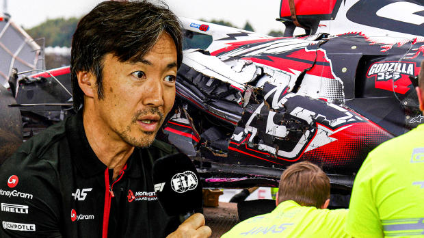 Komatsu, Haas, socials — Foto: © IMAGO x GPFANS