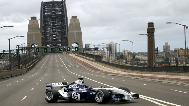 Webber in Sydney with Williams