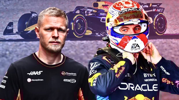 Magnussen and Verstappen at Red Bull