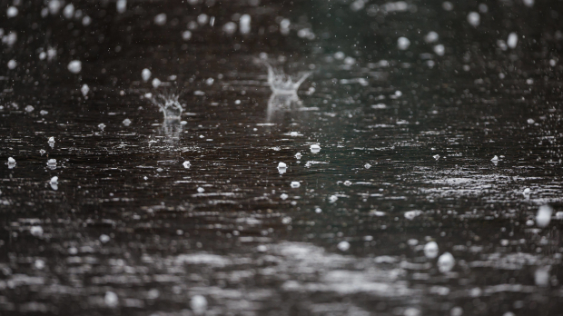 Raining at the F1 race