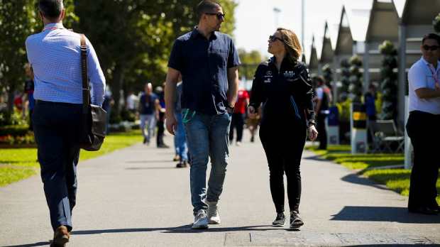 Claire Williams and husband Marc Harris