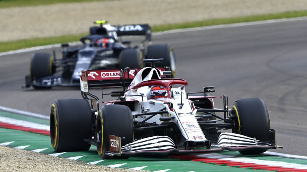 Raikkonen,  Alfa Romeo, Imola