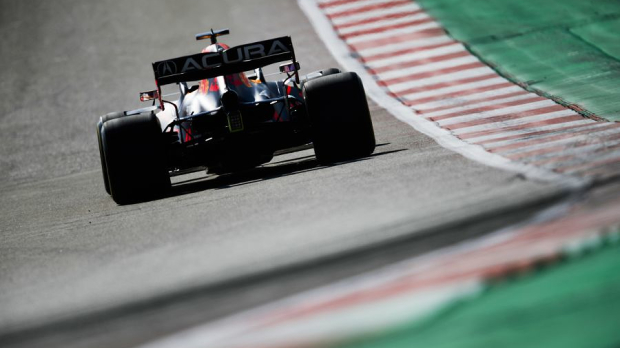 Max Verstappen in USGP practice