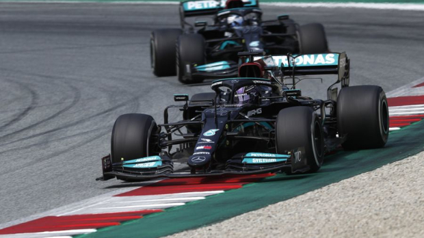 Lewis Hamilton in actie op de Red Bull Ring. — Foto: © LAT Images