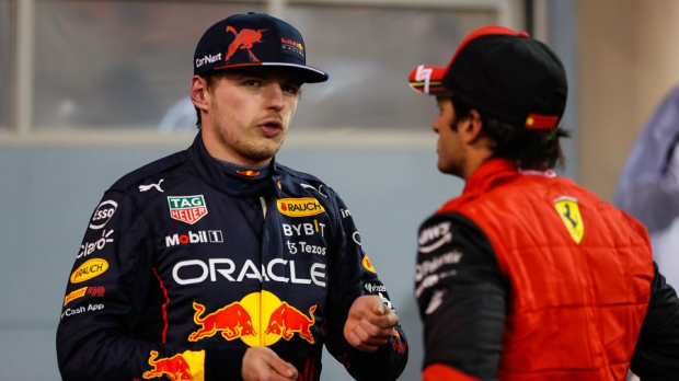 Max Verstappen and Carlos Sainz