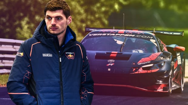 Verstappen during test day Nordschleife