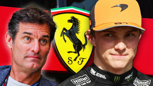 Webber, Piastri, Ferrari, socials