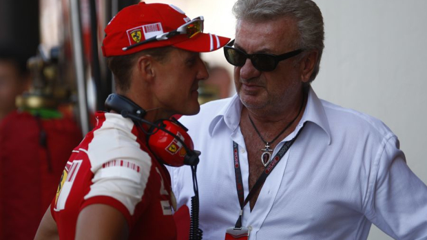 Michael Schumacher and Willi Weber