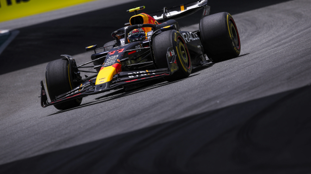 Perez during practice in Miami