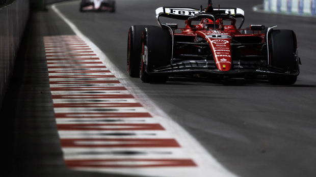 Leclerc in FP1 in Las Vegas