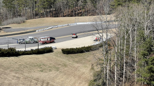 Grosjean crashed in IndyCar test — Foto: © LAT Images