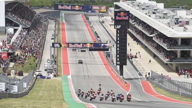 Start van MotoGP op Circuit of the Americas