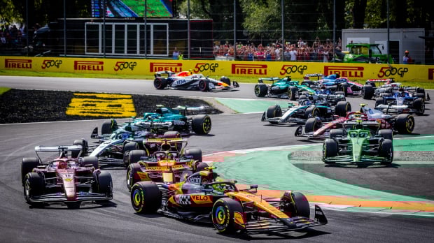 Norris, start, mclaren, monza 