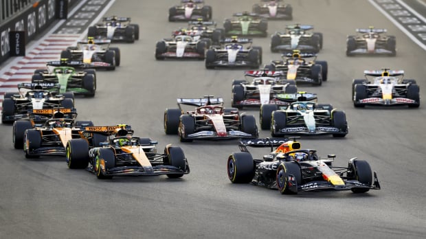 start, abu dhabi, verstappen, norris, piastri 