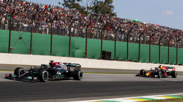 Hamilton, Verstappen, Brazil 