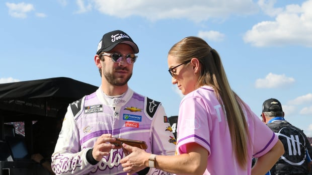 NASCAR star Daniel Suarez and wife Julia Piquet