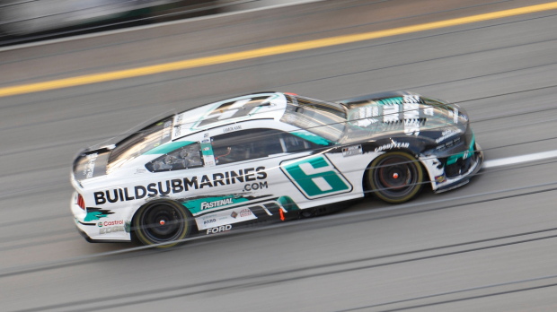 An image of NASCAR driver Brad Keselowski's car at Richmond Raceway in 2024