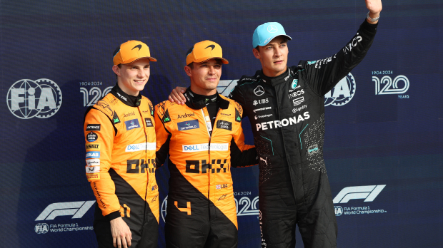 oscar piastri, lando norris, george russell, italian grand prix, 2024, monza