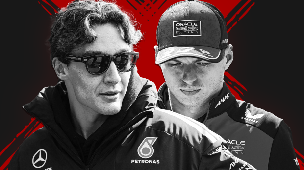 George Russell and Max Verstappen — Foto: © IMAGO x GPFans