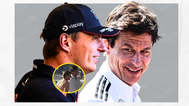Wolff, Verstappen, sardinie, socials