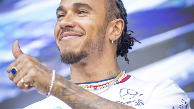 Lewis Hamilton thumbs up