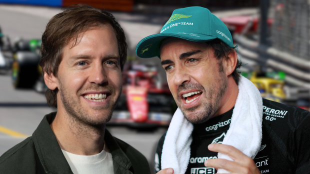 Sebastian Vettel, Fernando Alonso, Social, 2024