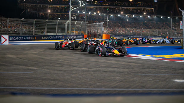 start, leclerc, verstappen, singapore, 2026, red bull, ferrari — Foto: © IMAGO