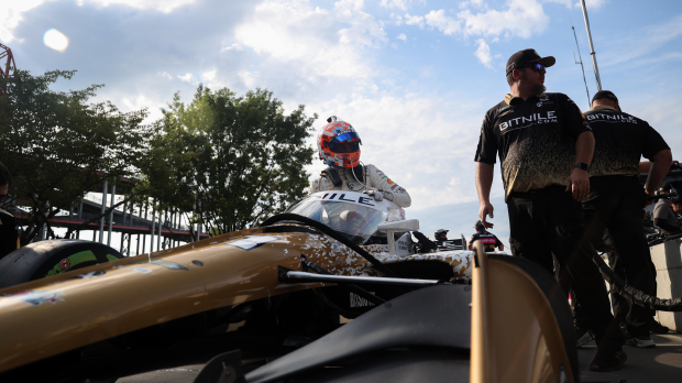 VeeKay tijdens Music City Grand Prix