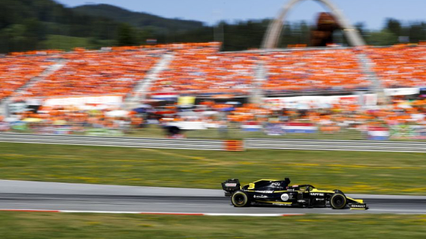 Renault op de Red Bull Ring, 2019. 