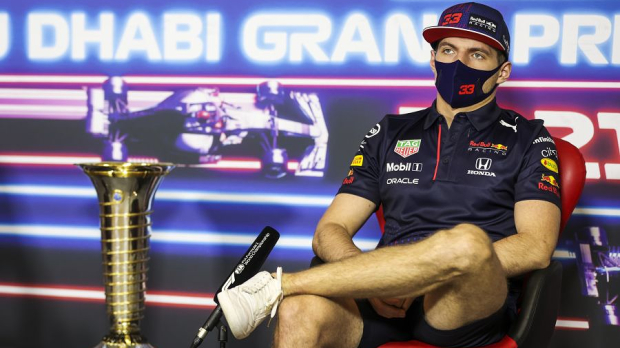 Verstappen in Abu Dhabi 