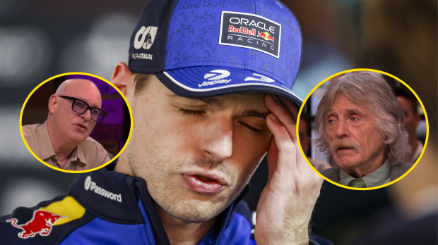 Gijp, Derksen, Verstappen, socials — Foto: © IMAGO x GPFANS X Talpa