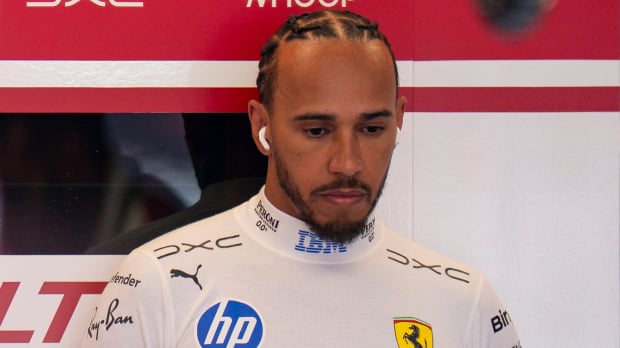 Hamilton is happy with his Ferrari team right now.