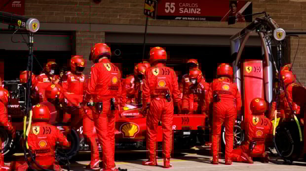 Ferrari, pit, USA 