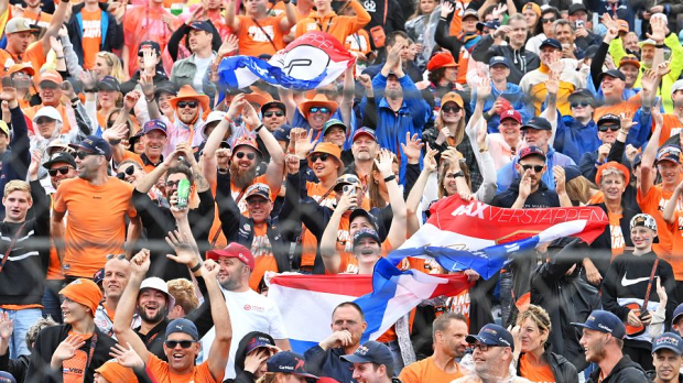 Dutch fans in Hungary