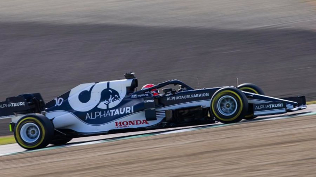 Gasly in the AlphaTauri AT02