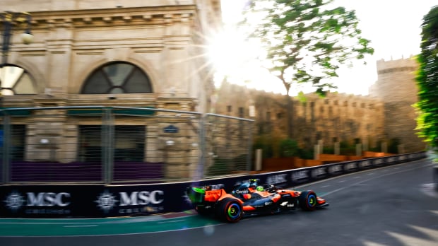 Norris during FP2 in Baku — Photo: © IMAGO