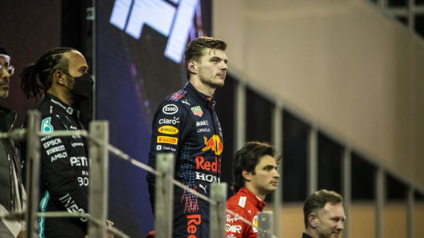 Hamilton and Verstappen on the podium in Abu Dhabi