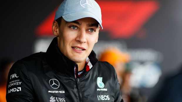 Russell, Mercedes, Britain, 2022
