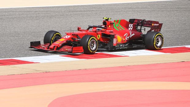 Carlos Sainz in actie