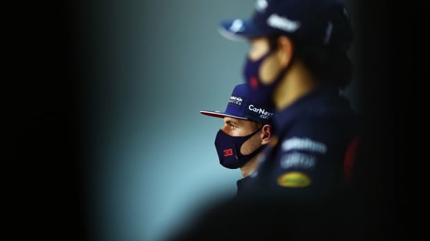 Max Verstappen and Perez