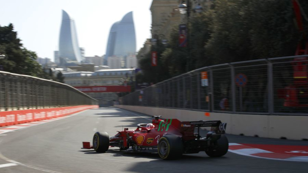 Leclerc in Baku