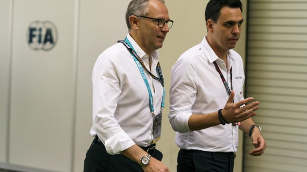 Stefano Domenicali, Liam Parker, generic, 2023 — Foto: © IMAGO