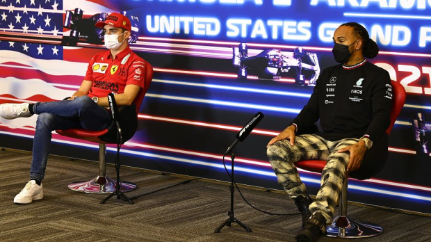 Hamilton and Leclerc in the US
